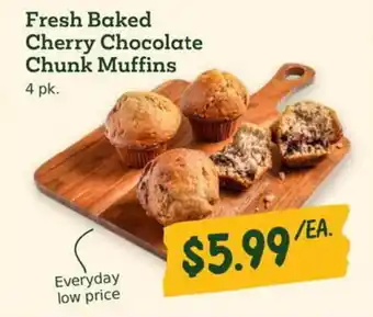 Sprouts Farmers Market Fresh Baked Cherry Chocolate Chunk Muffins offer