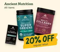 Sprouts Farmers Market Ancient Nutrition offer