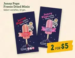 Sprouts Farmers Market Jonny Pops Freeze Dried Minis offer