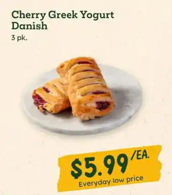 Sprouts Farmers Market Cherry Greek Yogurt Danish offer