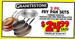Ollie's 3 PK. FRY PAN SETS offer