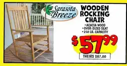 Ollie's WOODEN ROCKING CHAIR offer