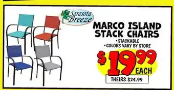 Ollie's MARCO ISLAND STACK CHAIRS offer