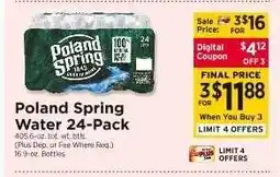 ShopRite Poland Spring Water 24-Pack offer