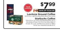 ShopRite LavAzza Ground Coffee or Starbucks Coffee offer
