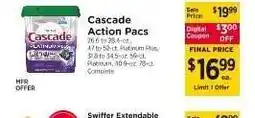 ShopRite Cascade Action Pacs offer