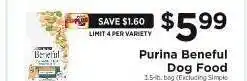 ShopRite PURINA Beneful Dog Food offer