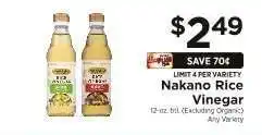 ShopRite Nakano Rice Vinegar offer