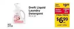 ShopRite Dreft Liquid Laundry Detergent offer