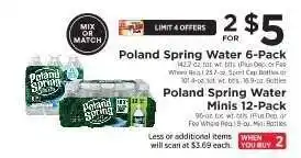 ShopRite Poland Spring Water offer