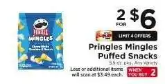ShopRite Pringles Mingles Puffed Snacks offer