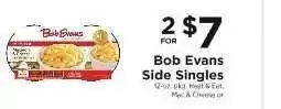 ShopRite Bob Evans Side Singles offer