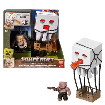 Walmart Minecraft Blast Attack Ghast Action Figure Set with Lights, Sounds & More Inspired by the Movie offer