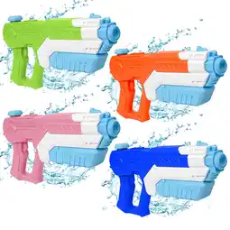 Walmart KyFree 4 Packs Water Gun for Kids Squirt Toys Outdoor Beach Swimming Pool Game Summer Party Favor offer
