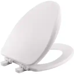 Walmart Mayfair Slow Close Elongated White Enameled Wood Toilet Seat offer