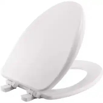 Walmart Mayfair Slow Close Elongated White Enameled Wood Toilet Seat offer