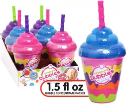 Walmart Goofy Foot Designs Milkshake Bubble Toy Battery-Free Fun with 3 Bubble Concentrates offer