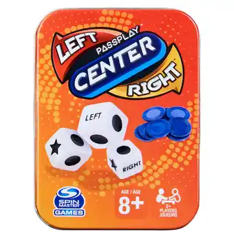 Walmart Spin Master Games, Passplay: The Game of Left Center Right in a Portable Tin, for Ages 8 and up offer