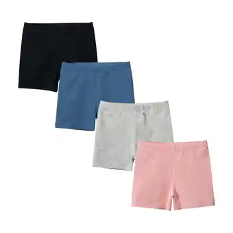 Walmart Phenas 4 Pack Cotton Toddler Girls Bike Shorts Cartwheel Shorts Under Dress Safety Shorts offer