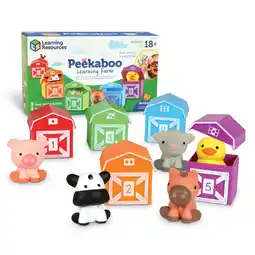 Walmart Learning Resources Peekaboo Learning Farm - Toddler Toys Activities, Ages 18 Months and Up offer