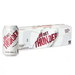 Walmart Great Value Dr Thunder Diet Calorie Free Soda Pop, 12 fl oz, 12 Pack Cans offer