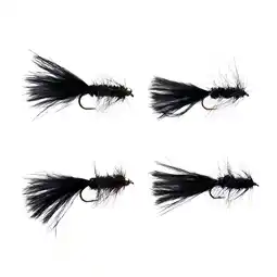 Walmart Cortland Fairplay Black Wooly Bugger Fly, Size 10, 4 Pack, 709362 offer
