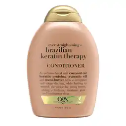 Walmart OGX Ever Straightening + Brazilian Keratin Therapy Hair-Smoothing Daily Conditioner, 13 fl oz offer