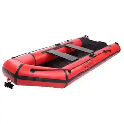 Walmart Camping Survival Inflatable Dinghy 2-Person 10' x 4.2' Inflatable Raft, Red/Black offer