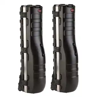 Walmart SKB Cases ATA Deluxe Hard Plastic Storage Wheeled Golf Bag Travel Case (2 Pack) offer