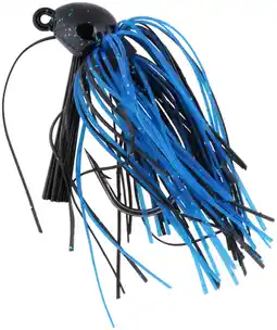 Walmart Strike King Bitsy Flip Jig 1/4oz Black Blue Bass Jig offer