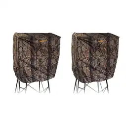 Walmart Muddy Quad Camo Hunting Blind Roof Kit, Tree Stand, 2-Person, Camouflage offer