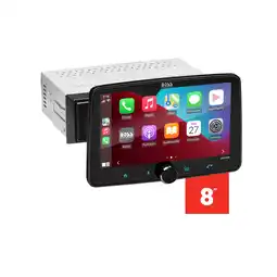 Walmart BOSS Audio Systems BCPA8 Single Din Car Stereo Apple CarPlay & Android Auto, 8 Touchscreen offer