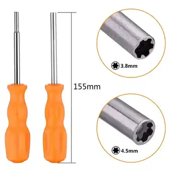 Walmart 3.8mm/4.5mm Security Screwdriver Repair Tool Gamebit for Nintendo NGC SFC MD N64 offer