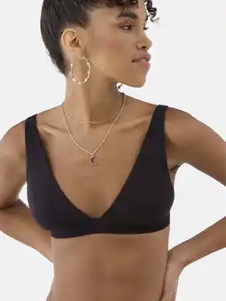 Walmart No Boundaries Cotton Rib Wirefree Plunge Bra, Women's Sizes XS - XXXL offer