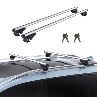Walmart Tanx 52 Universal Crossbars with Locks, 200 lbs Aluminum Roof Rack Cross Bars, RB004 offer