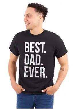 Walmart Best Dad Ever Fathers Day Gift Men's Graphic T Shirt Tees Brisco Brands S offer