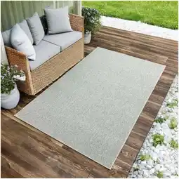 Walmart Koeckritz Rugs Husky Gray 6'x9' Standard Area Rug for Indoor or Outdoor Living Spaces offer