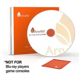 Walmart Arsvita CD Laser Lens Cleaner Disc Pro Safe Cleaning Set offer