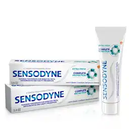 Walmart Sensodyne Complete Protection Sensitive Toothpaste, Extra Fresh, 3.4 Oz, 2 Pack offer