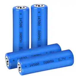 Walmart Wowpower 14500 Rechargeable 14500 Battery General Purpose Battery Set, 4 Pack offer