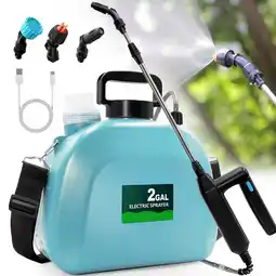 Walmart SideKing Battery Powered Sprayer 2 Gallon, 7.4V Powerful Electric Garden Weed Yard Sprayer offer