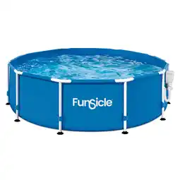 Walmart Funsicle 10' x 30 Outdoor Activity Round Frame Above Ground Swimming Pool offer