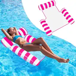 Walmart KIMHY Portable Adults Pool Floats Rafts with Headrest and Breathable Mesh Seat, PVC offer