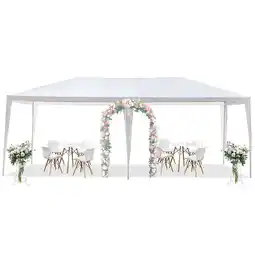Walmart Ktaxon 10' X 20' Outdoor Canopy Party Wedding Tent Gazebo Pavilion W/ No Sidewall White offer