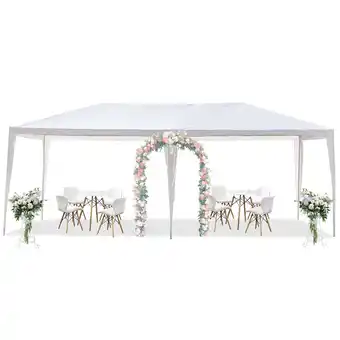 Walmart Ktaxon 10' X 20' Outdoor Canopy Party Wedding Tent Gazebo Pavilion W/ No Sidewall White offer