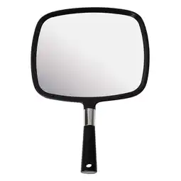 Walmart Apercolorier Hand Held Mirror, Large and Comfy Hand Mirror with Handle for Salon (Black) offer