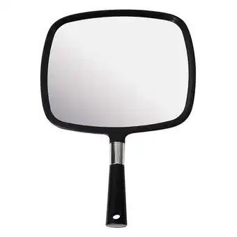 Walmart Apercolorier Hand Held Mirror, Large and Comfy Hand Mirror with Handle for Salon (Black) offer