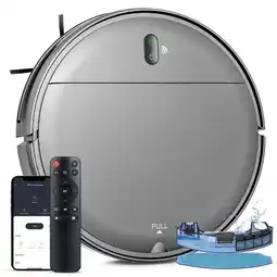 Walmart ONSON Robot Vacuum Cleaner, Robot Vacuum and Mop Combo with WIFI / Alexa for Pet Hair and Hard Floor offer