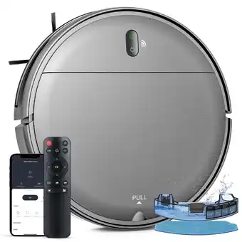 Walmart ONSON Robot Vacuum Cleaner, Robot Vacuum and Mop Combo with WIFI / Alexa for Pet Hair and Hard Floor offer