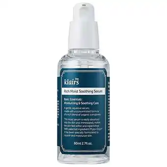 Walmart Klairs Rich Moist Soothing Serum offer